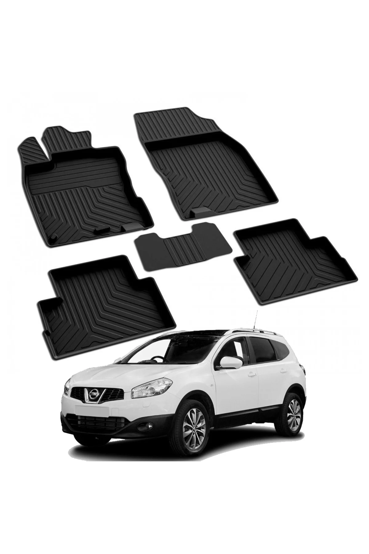NISSAN QASHQAI 1 2007-2014 Model Yılları İçin Uyumlu Yeo 4D Havuzlu Paspas Takımı Fiyatı, Yorumları ve Özellikleri