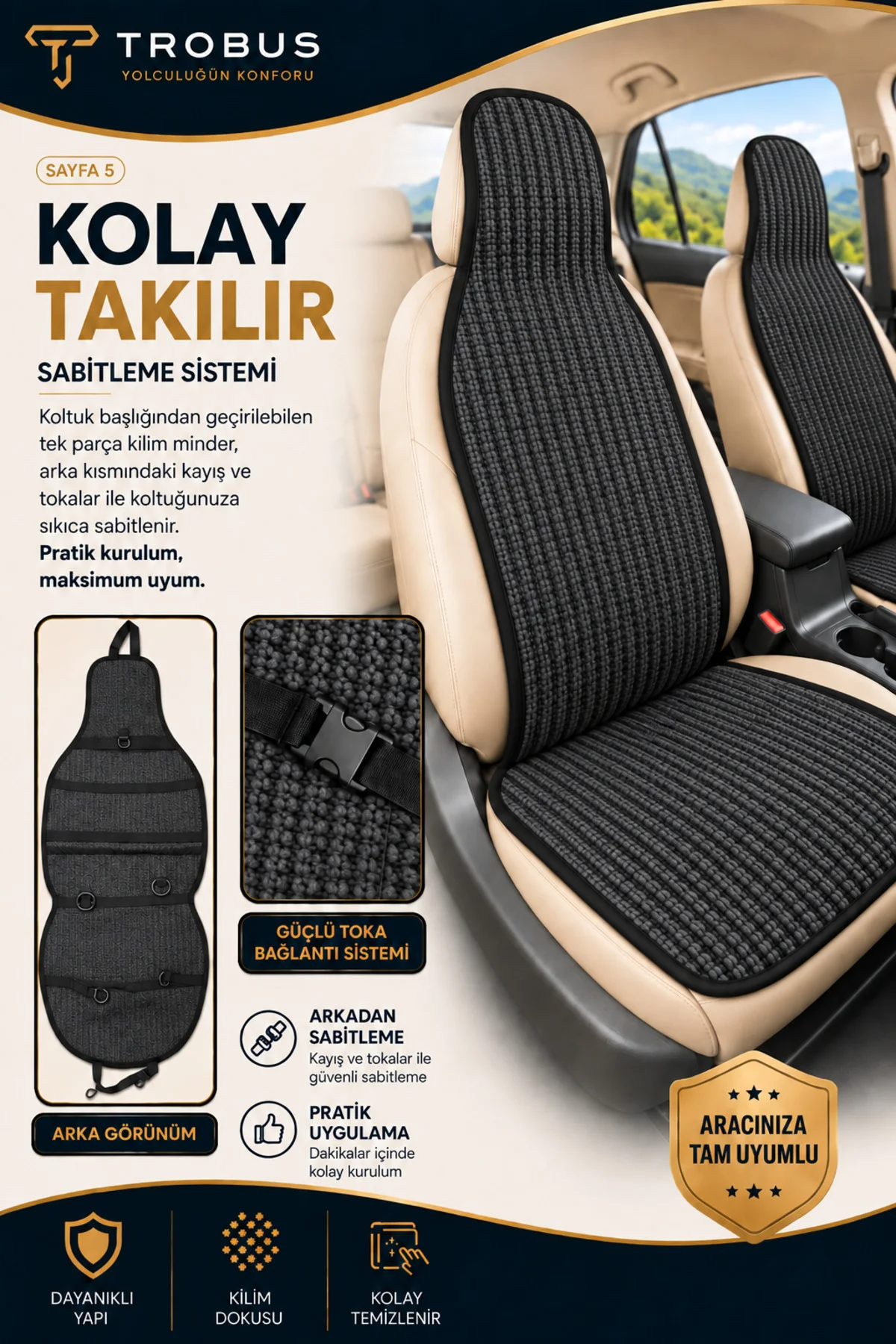 Nissan Qashqai 2014-2020 Üniversal Örme Ön 2 Parça Minder Terletmez Kaymaz Taban Füme Nissan Qashqai 2014-2020 Üniversal Örme Ön 2 Parça Minder Terletmez Kaymaz Taban Füme