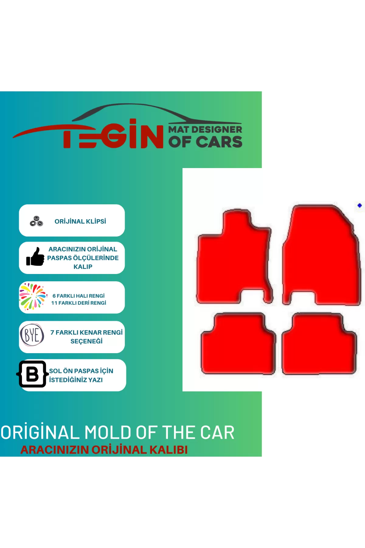 Nissan Qashqai 2 2014 Ve Sonrası Prime Gri Halı Sarı Kenar Halı P