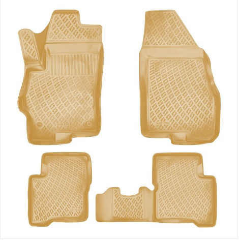 Nissan Qashqai Uyumlu 2007-2013 3D Havuzlu Bej Paspas Orjinal Riz