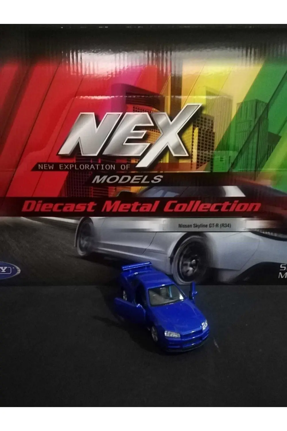 Nissan Skyline Gt-r R34 1/36 Ölçek Diecast Metal Model Araba Oyun