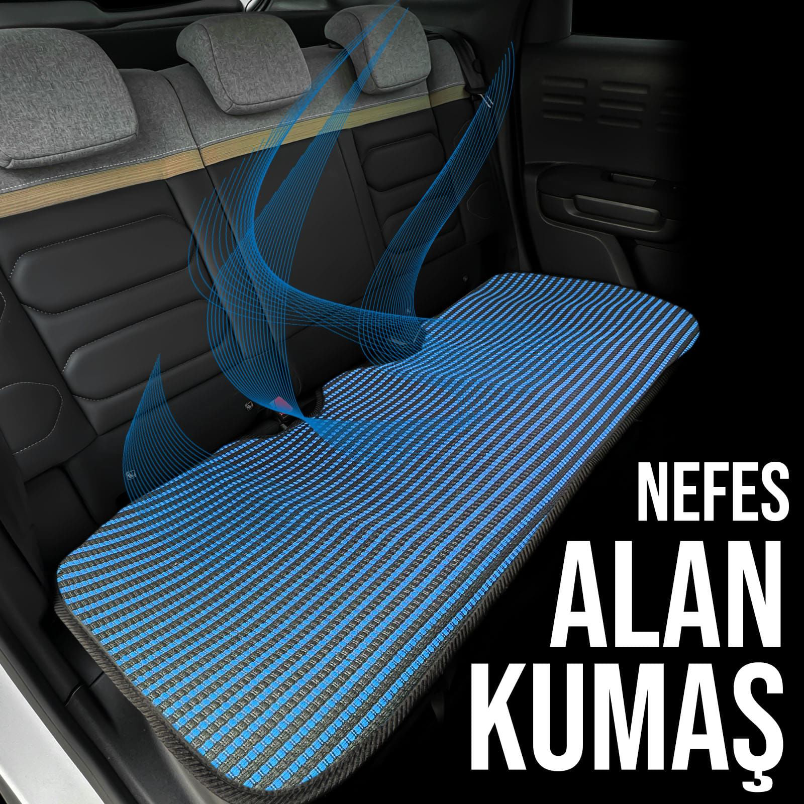 Nissan Skystar Uyumlu Koltuk Kılıfı Minder Çizgili Siyah Mavi 2+1 Nissan Skystar Uyumlu Koltuk Kılıfı Minder Çizgili Siyah Mavi 2+1