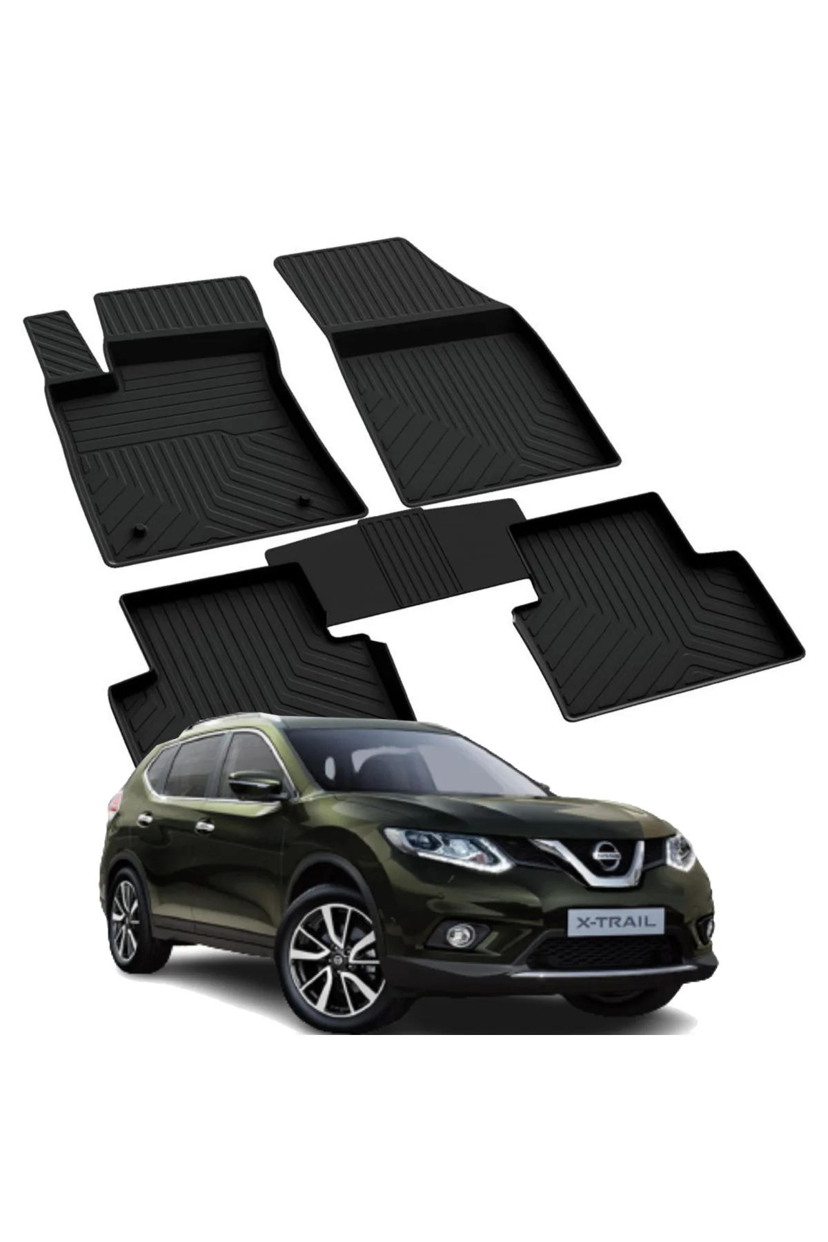 NISSAN X-TRAIL 2014-2021 Model Yılları İçin Uyumlu Yeo 4D Havuzlu Paspas Takımı Fiyatı, Yorumları ve Özellikleri