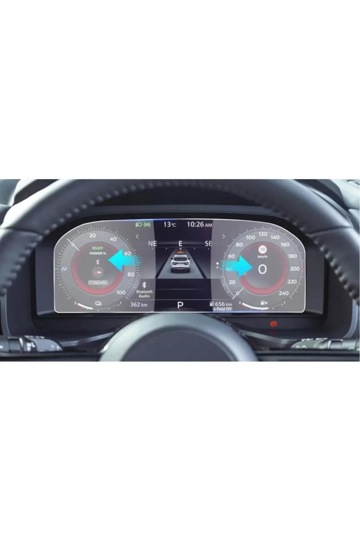 Nissan X-Trail 2024 Uyumlu Dijital Gösterge 9H Nano Ekran Koruyuc