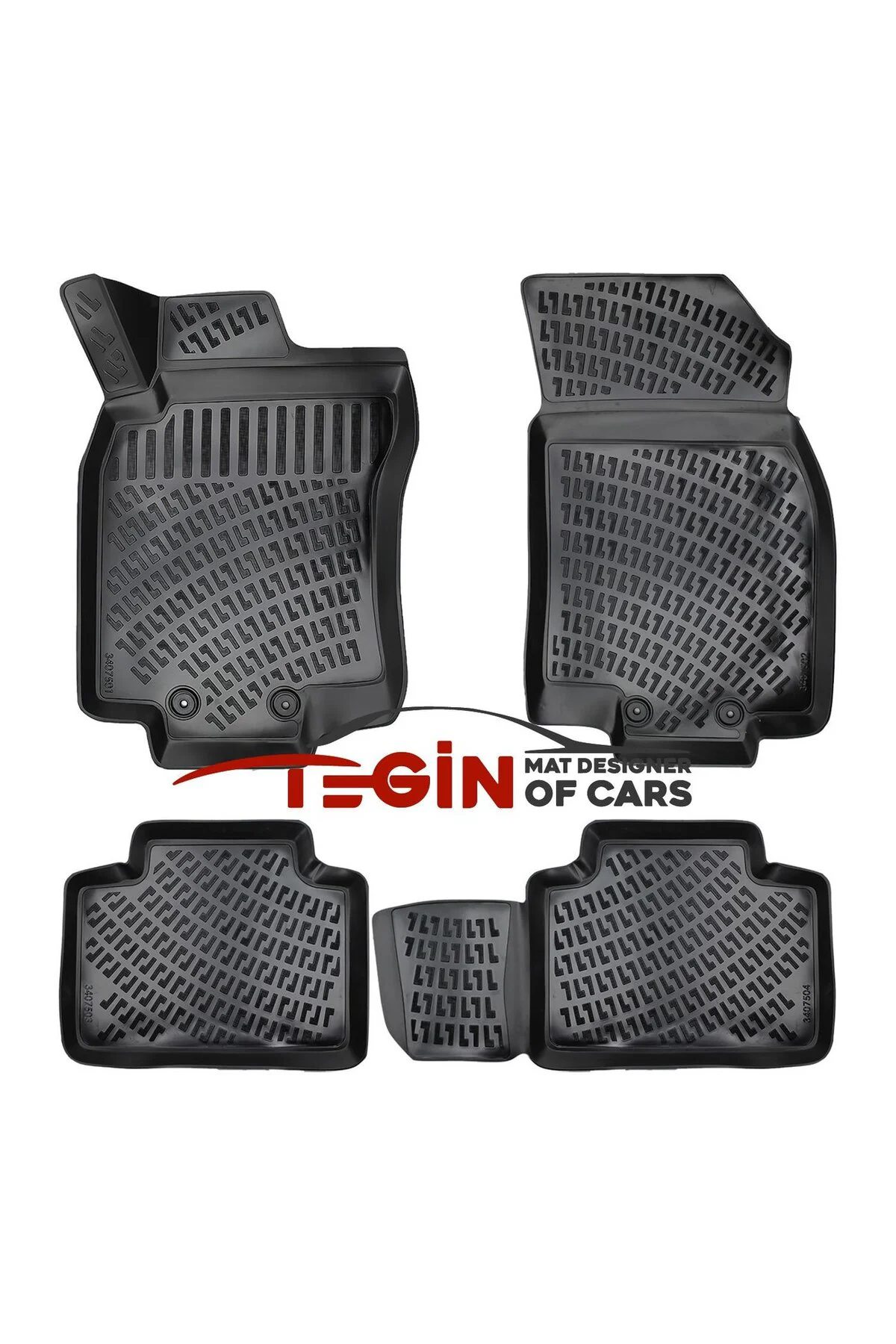 Nissan Xtrail 2007-2013 1.4/1.6 Dizel Siyah 3D Havuzlu Paspas