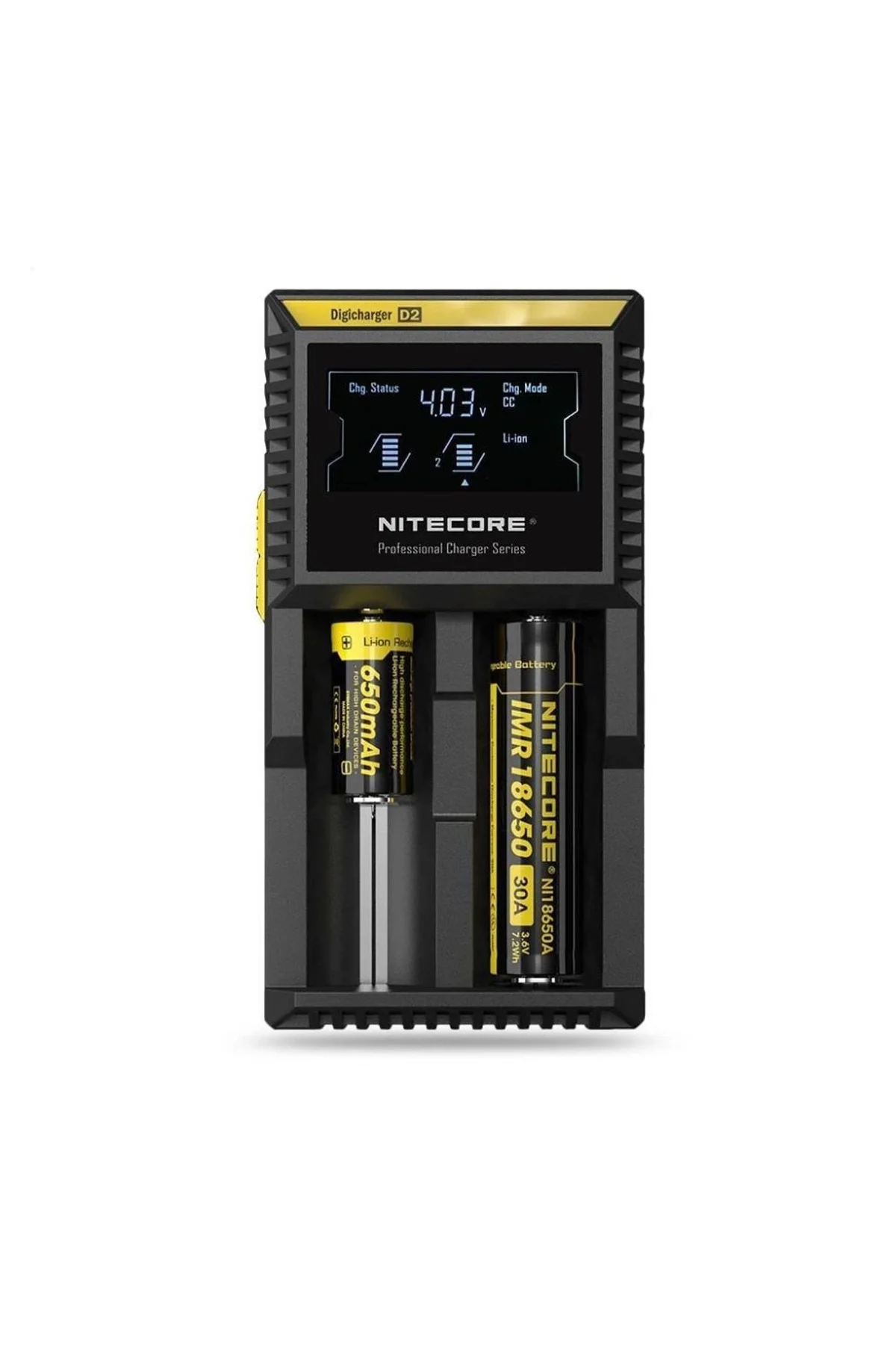 Nitecore D2 Digi Charger Li-Ion / Nı-Cd / Nı-Mh / Lifepo4 Dijital Pil Şarj Cihazı Nitecore D2 Digi Charger Li-Ion / Nı-Cd / Nı-Mh / Lifepo4 Dijital Pil Şarj Cihazı - Görsel 2