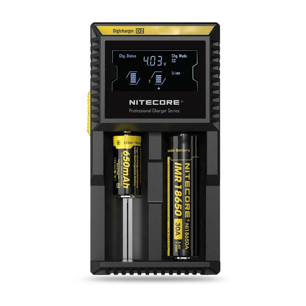 Nitecore D2 Digi Charger Li-ion / NI-CD / NI-MH / LifePO4 Dijital Pil Şarj