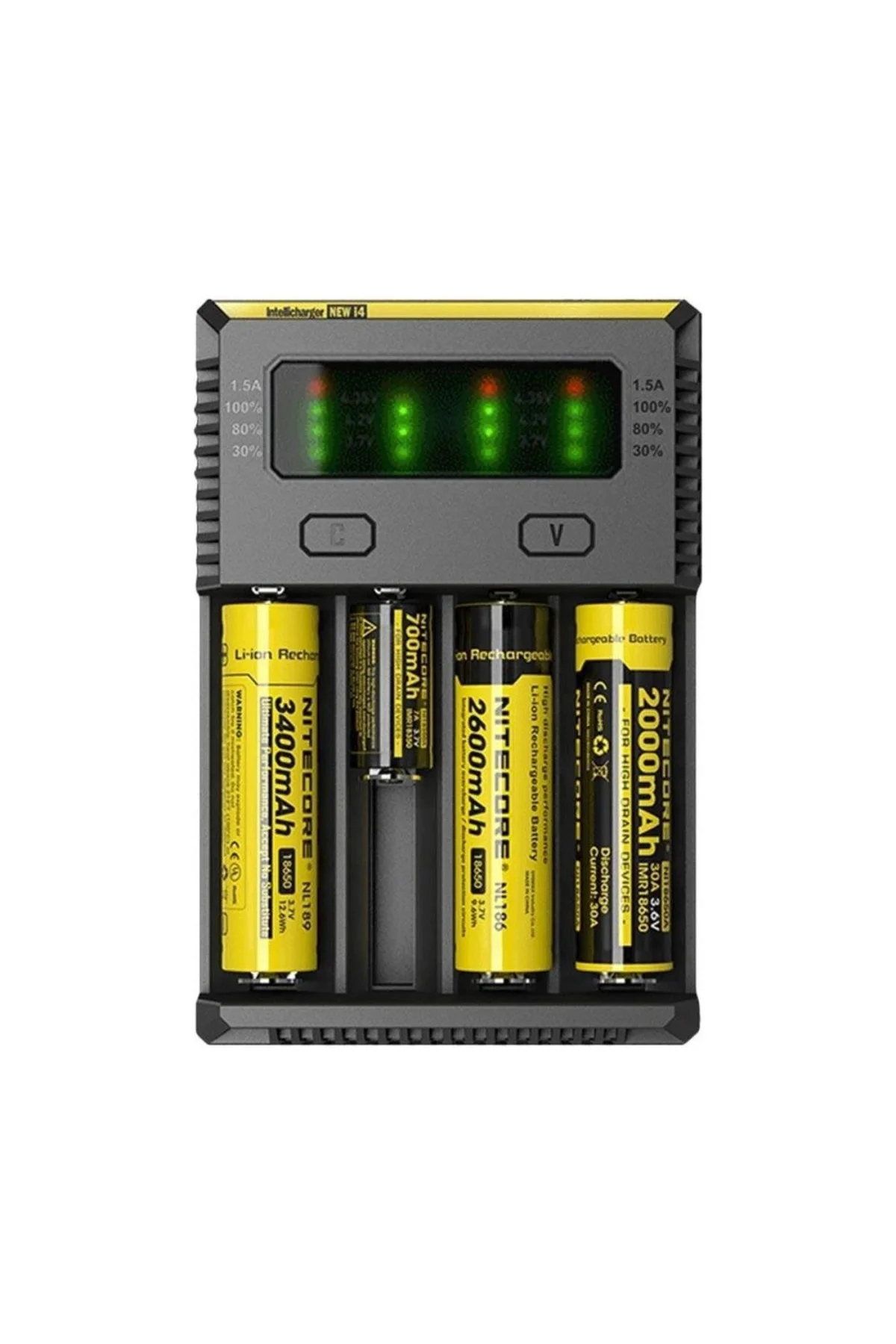 Nitecore New İ4 İntelli Charger Li-Ion / Nı-Cd / Nı-Mh Pil Şarj Cihazı - Görsel 3