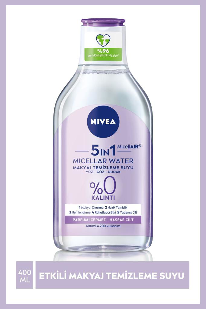 Nivea 5in1 Micellar Water 400 ml Makyaj Temizleme Suyu