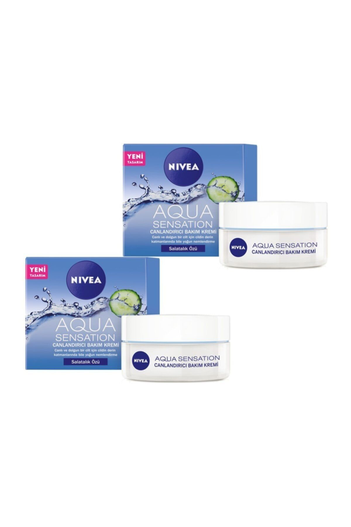 Nivea Aqua Sensation Salatalık Özlü Canlandırıcı Bakım Kremi 50 m Nivea Aqua Sensation Salatalık Özlü Canlandırıcı Bakım Kremi 50 m