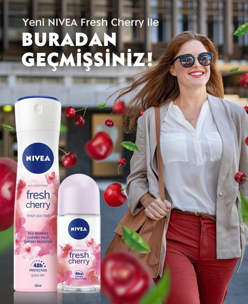 Nivea Deo Sprey Fresh Cherry 150 ml Kadın