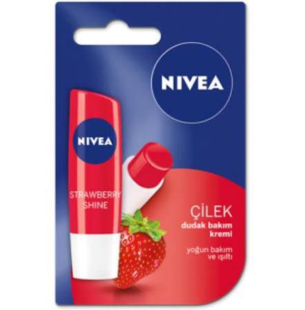 Nivea Lip Fruity Shine Çilek Dudak Bakım Kremi Nivea Lip Fruity Shine Çilek Dudak Bakım Kremi