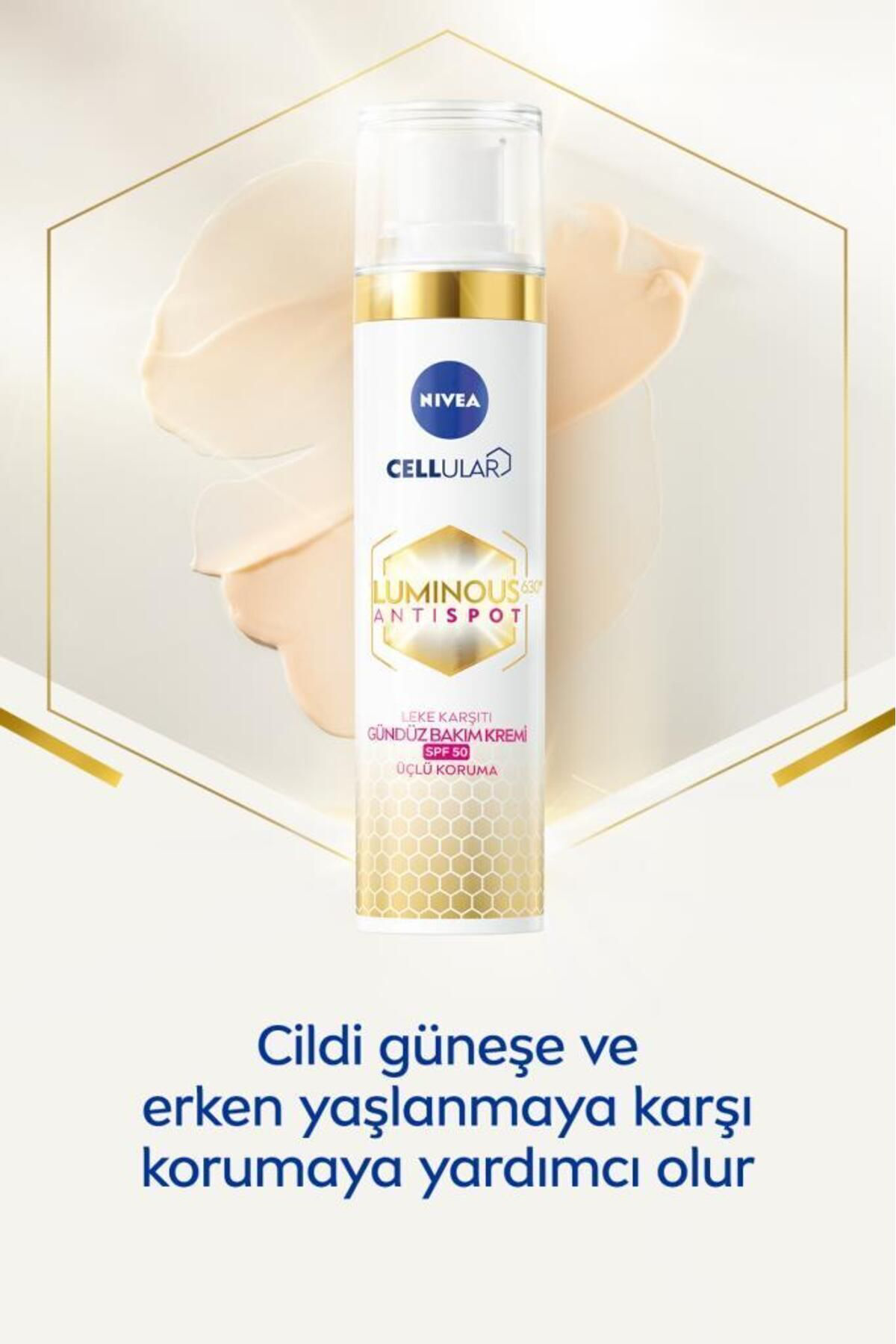 Nivea Luminous630 Güneş Korumalı Leke Karşıtı Gündüz Yüz Kremi 40 Nivea Luminous630 Güneş Korumalı Leke Karşıtı Gündüz Yüz Kremi 40