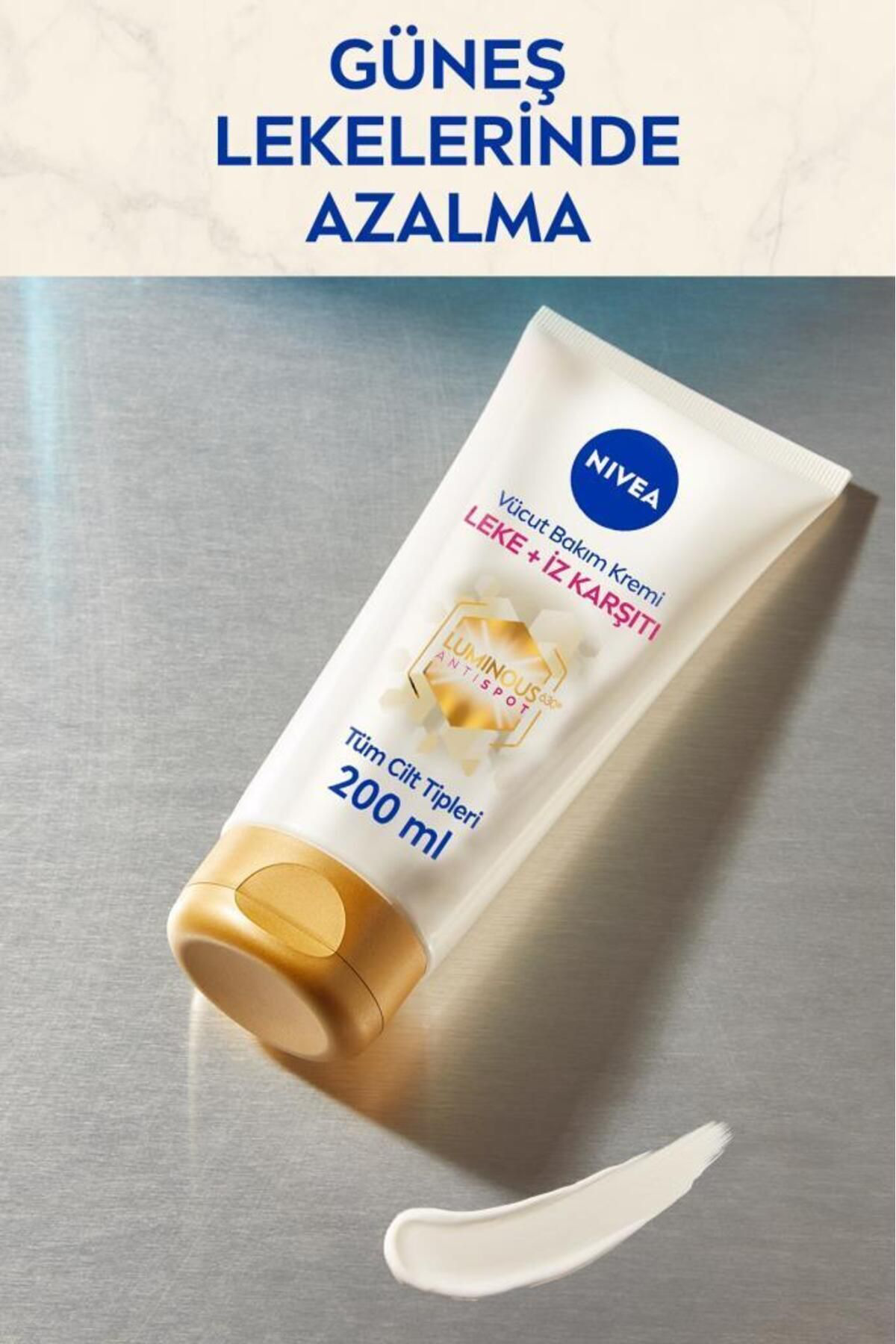 Nivea Luminous630 Leke Ve İz Karşıtı Vücut Bakım Kremi 200ml, Çat Nivea Luminous630 Leke Ve İz Karşıtı Vücut Bakım Kremi 200ml, Çat