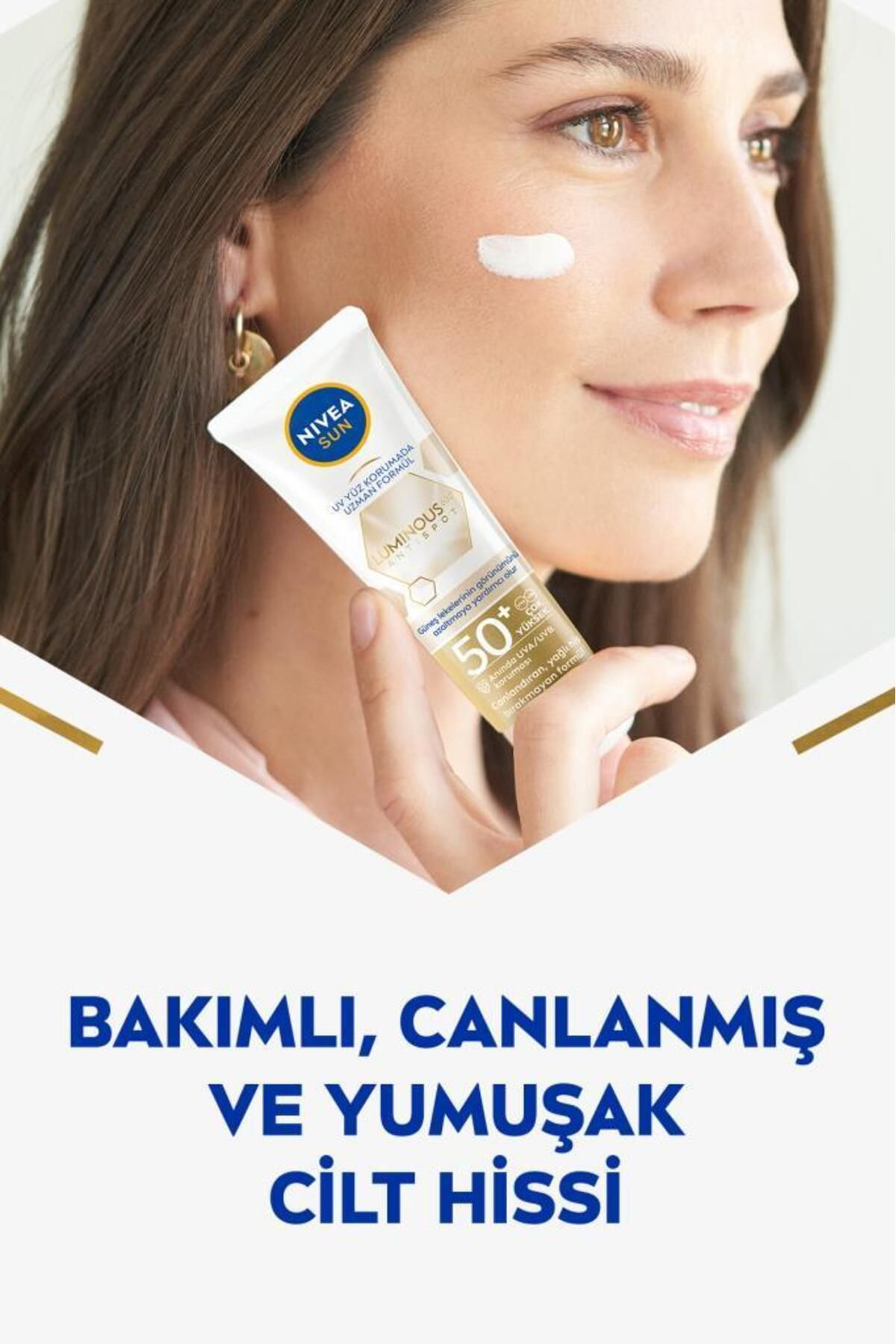 Nivea  Luminous630 Leke Karşıtı Güneş Koruyucu Yüz Kremi 40Ml, Spf