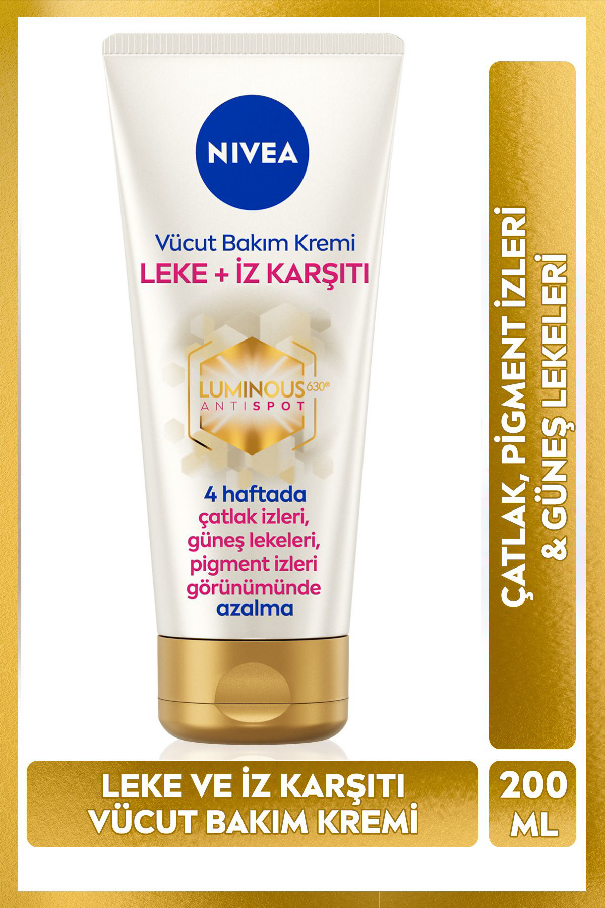 Nivea Luminous630 Leke Ve İz Karşıtı Vücut Bakım Kremi 200ml, Çat Nivea Luminous630 Leke Ve İz Karşıtı Vücut Bakım Kremi 200ml, Çat