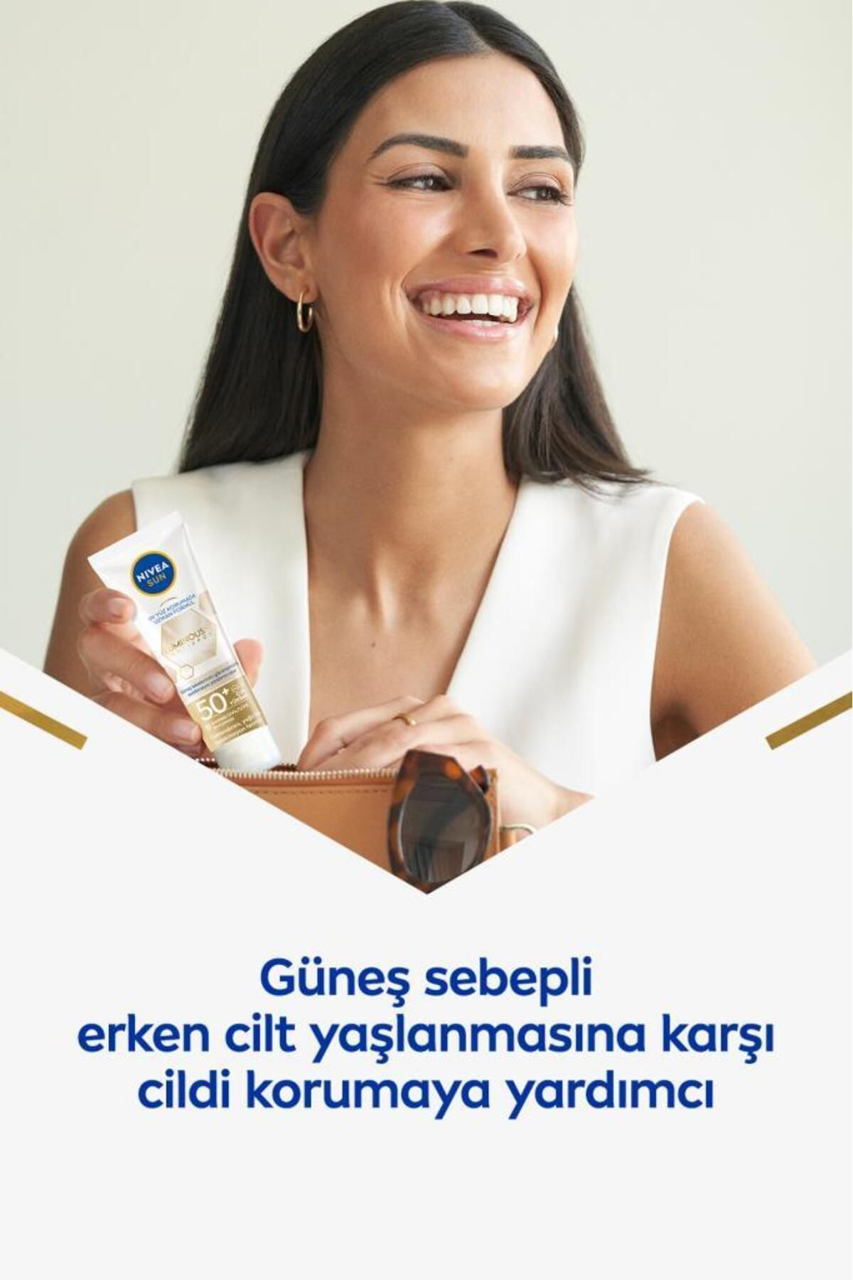 Nivea  Luminous630 Leke Karşıtı Güneş Koruyucu Yüz Kremi 40Ml, Spf