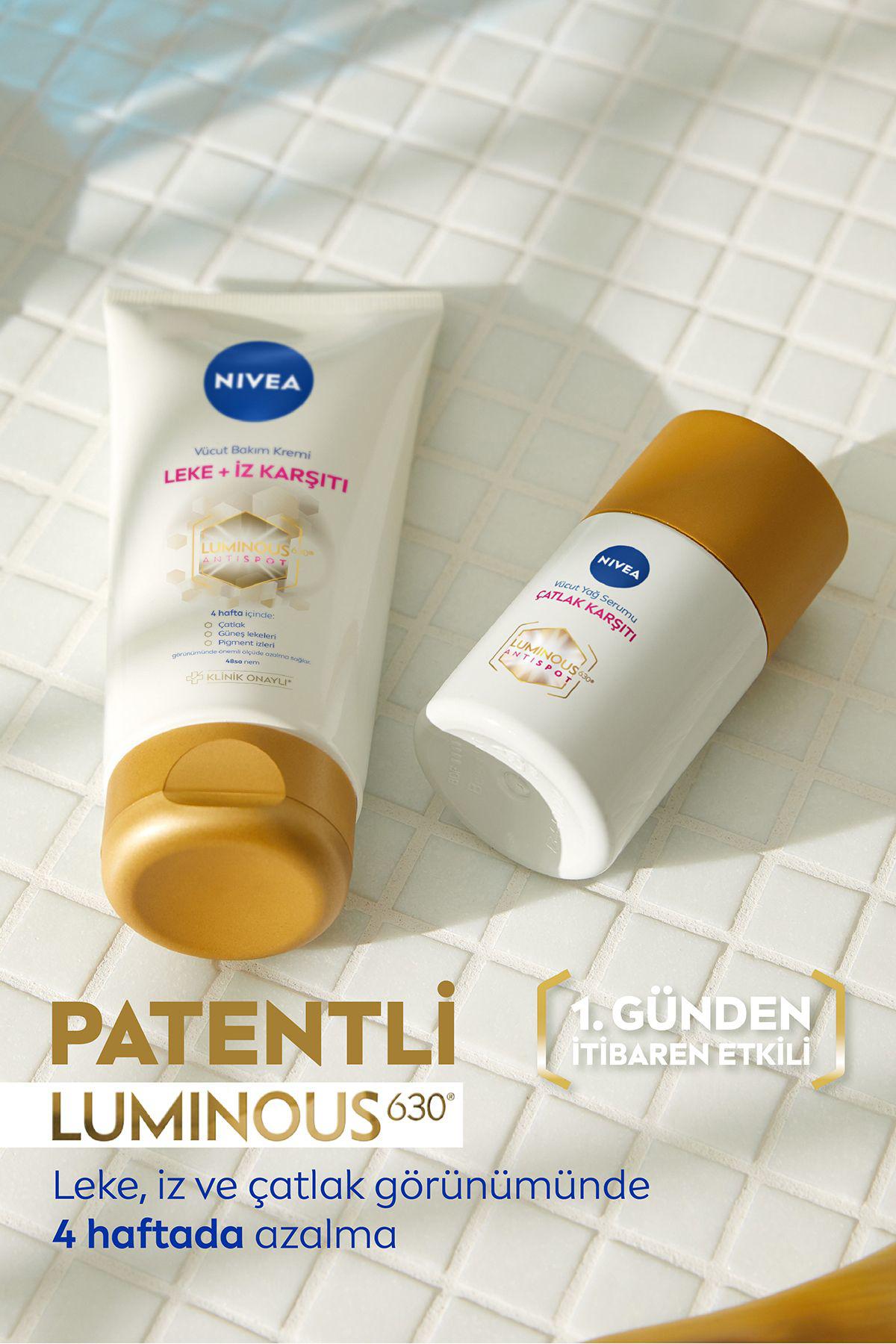Nivea Luminous630 Leke Ve İz Karşıtı Vücut Bakım Kremi 200ml, Çat Nivea Luminous630 Leke Ve İz Karşıtı Vücut Bakım Kremi 200ml, Çat