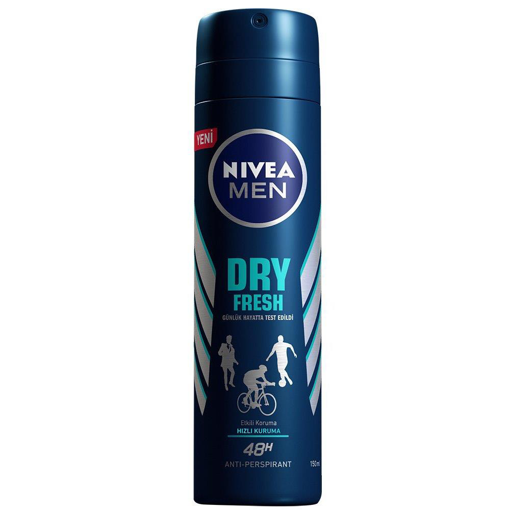 Nivea Men Deo Sprey Dry Fresh 150 ml Erkek Nivea Men Deo Sprey Dry Fresh 150 ml Erkek