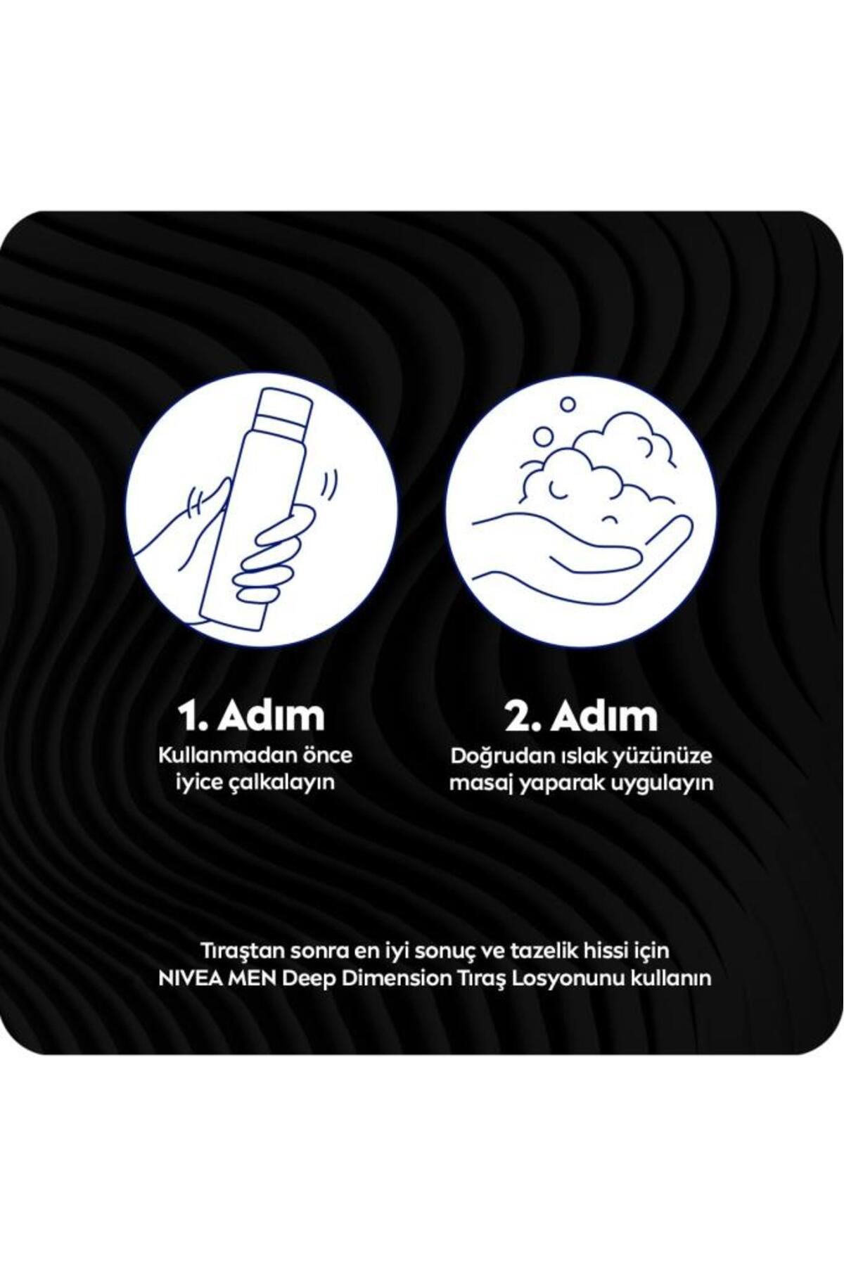 Nivea  Men Erkek Tiraş Köpüğü 200Ml, Hassas Ciltler, Hizli Koruma,