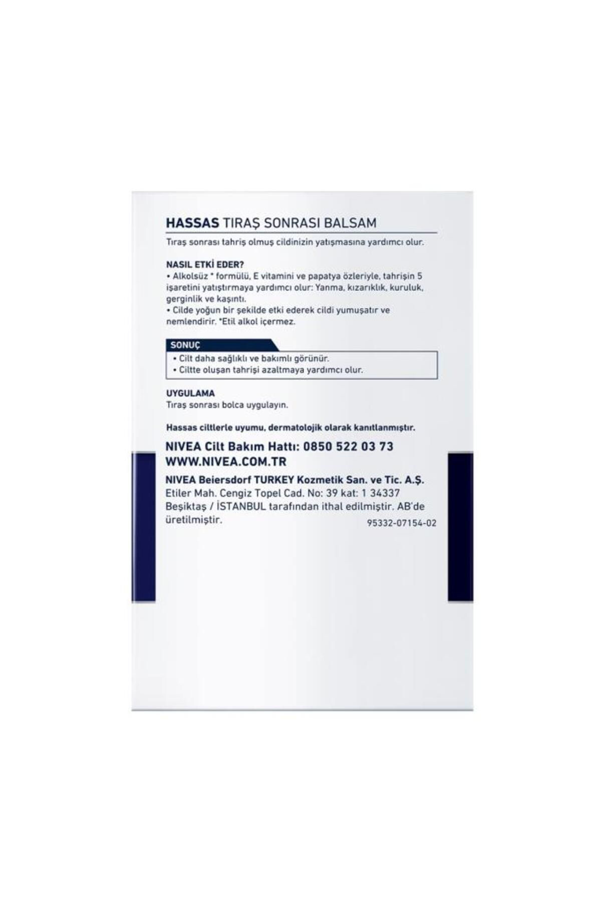 Nivea Men Hassas Tıraş Köpüğü 200 ml Tıraş Sonrası Balsam Hassas 