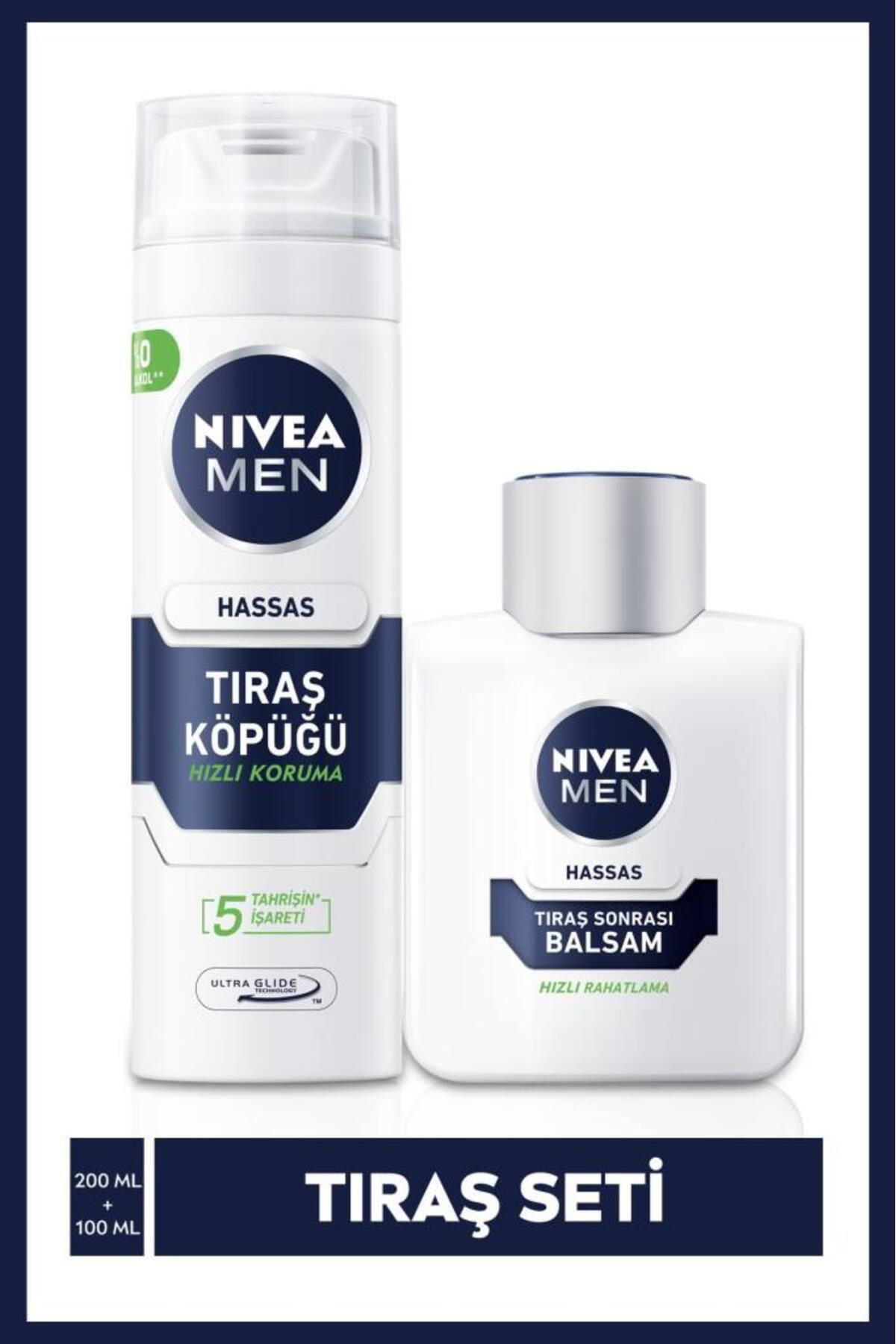 Nivea Men Hassas Tıraş Köpüğü 200 ml Tıraş Sonrası Balsam Hassas 