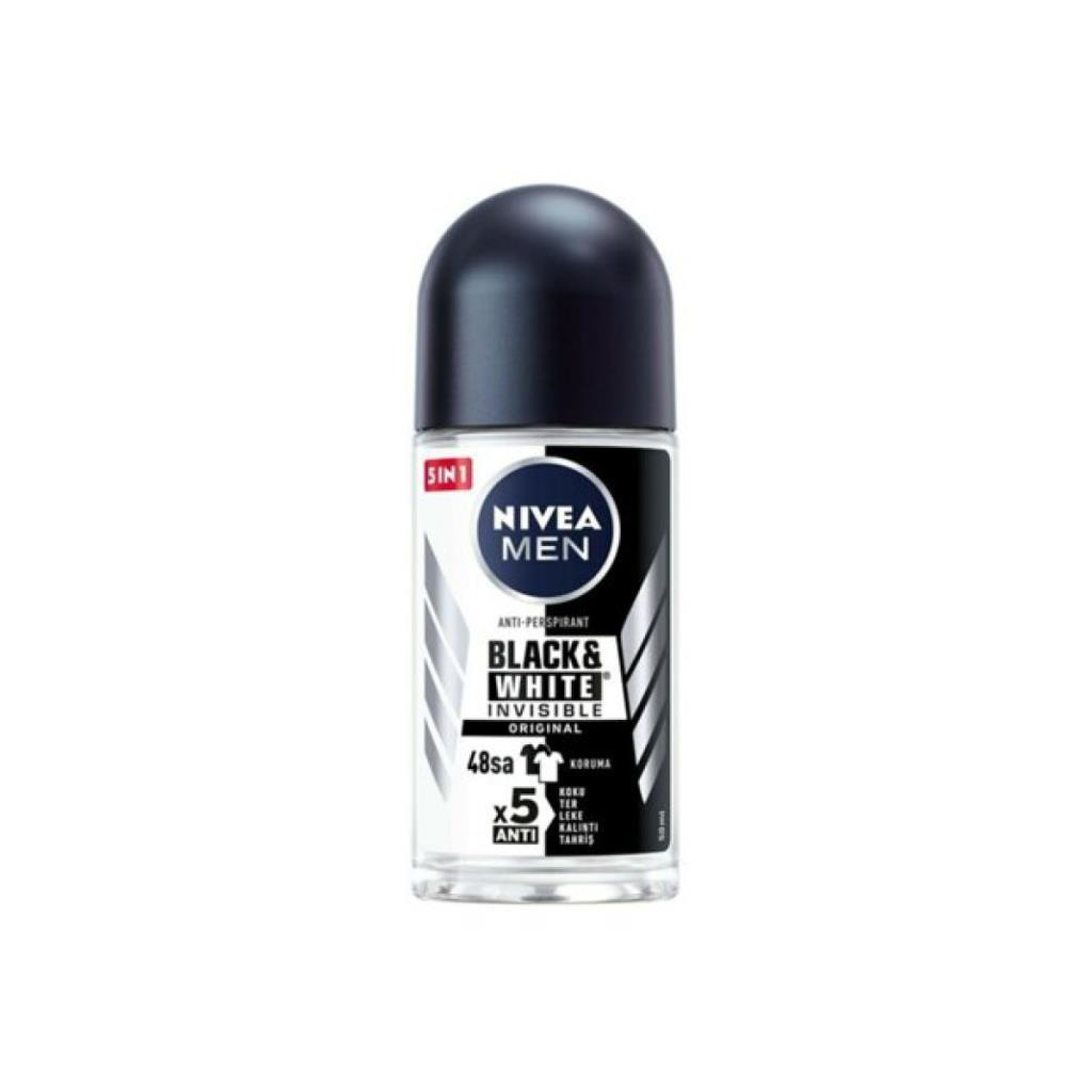 Nivea Men Roll-On Black&White Invisible Orginal Power 50 ml Nivea Men Roll-On Black&White Invisible Orginal Power 50 ml