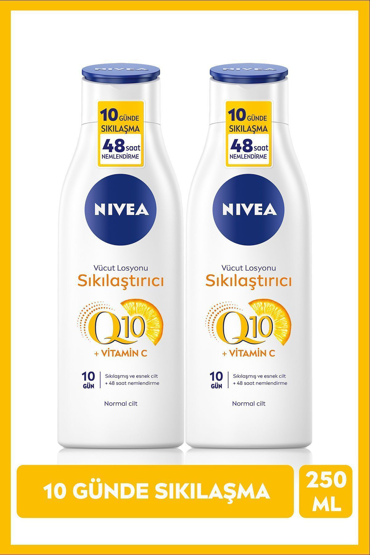 Nivea  Q10 Sıkılaştırıcı Vücut Losyonu 250Ml, 10Günde Sıkılaş, C V