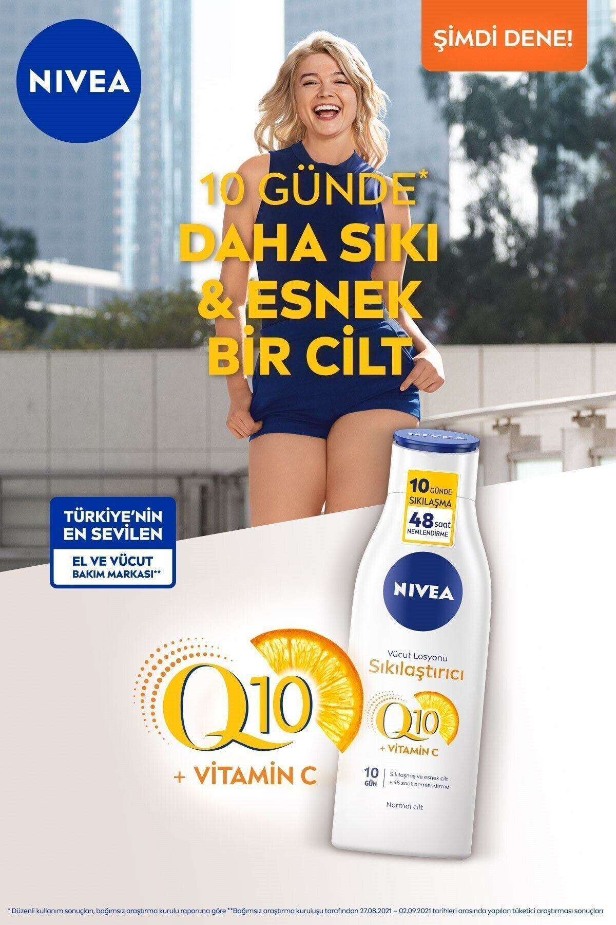 Nivea  Q10 Sıkılaştırıcı Vücut Losyonu 250Ml, 10Günde Sıkılaş, C V