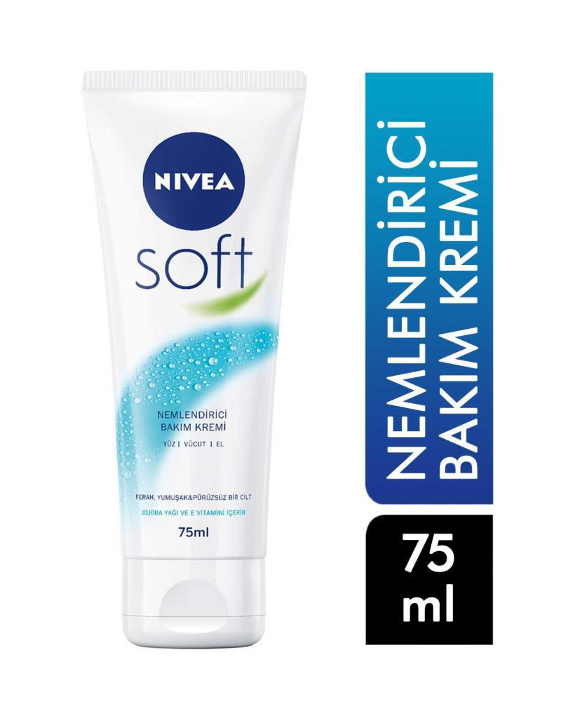 Nivea Soft El Yüz Vücut Nemlendirici Kremi 75 ml