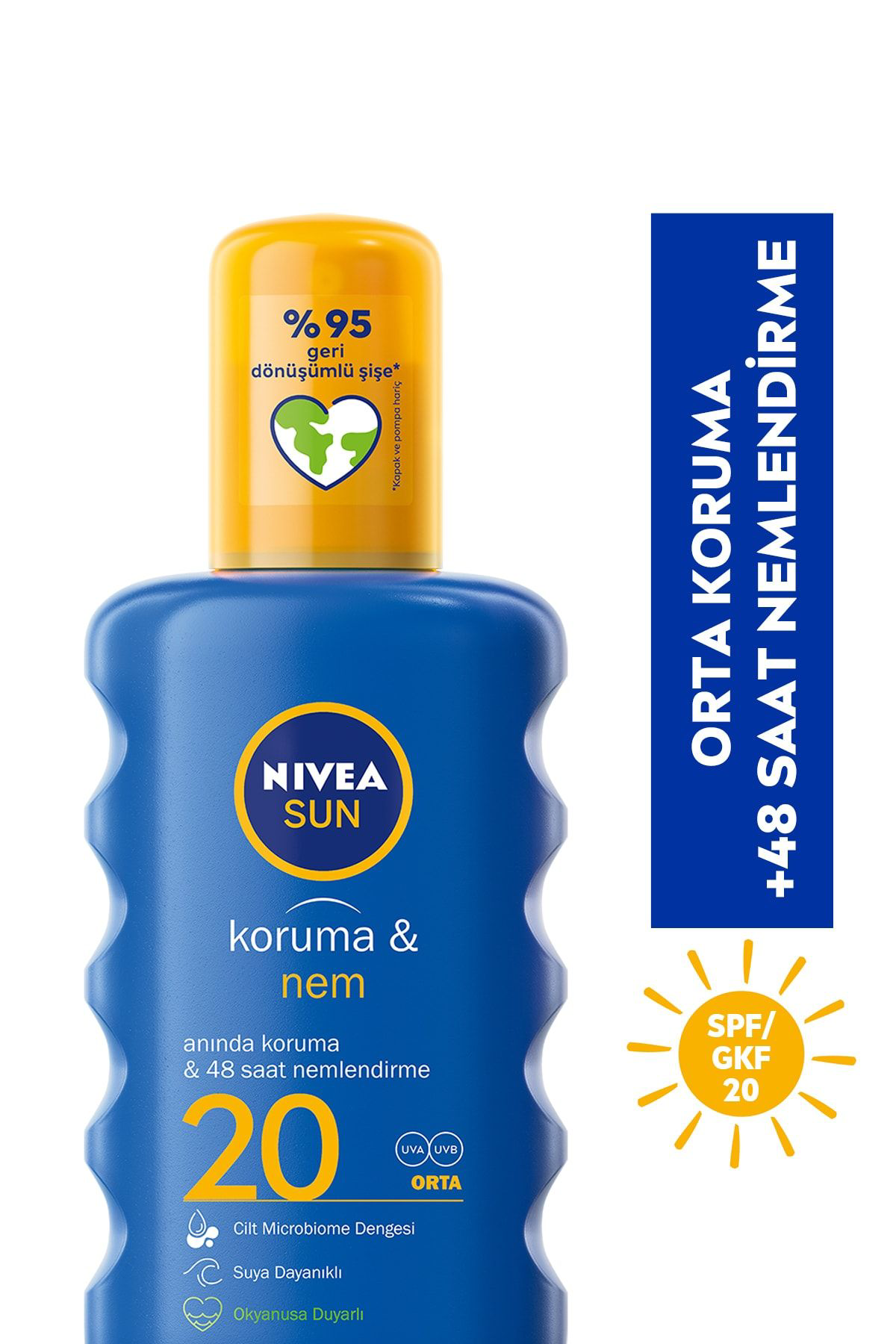 Nivea Sun Güneş Kremi Spf20 Güneş Koruyucu Ve 48 Nemlendirici 200 Nivea Sun Güneş Kremi Spf20 Güneş Koruyucu Ve 48 Nemlendirici 200