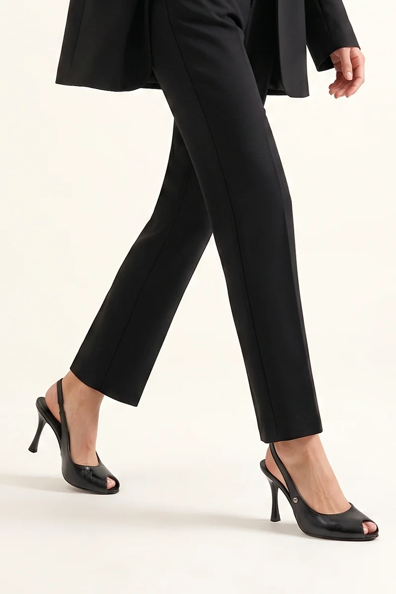 Nivra Kadın Topuklu Ayakkabı - Peep Toe Slingback İnce Topuklu Ayakkabı Fiyatı, Yorumları ve Özellikleri