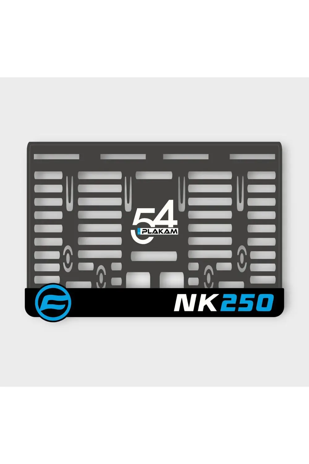 NK250 Uyumlu 3D KABARTMALI PLEKSİ MOTOR PLAKALIĞI
