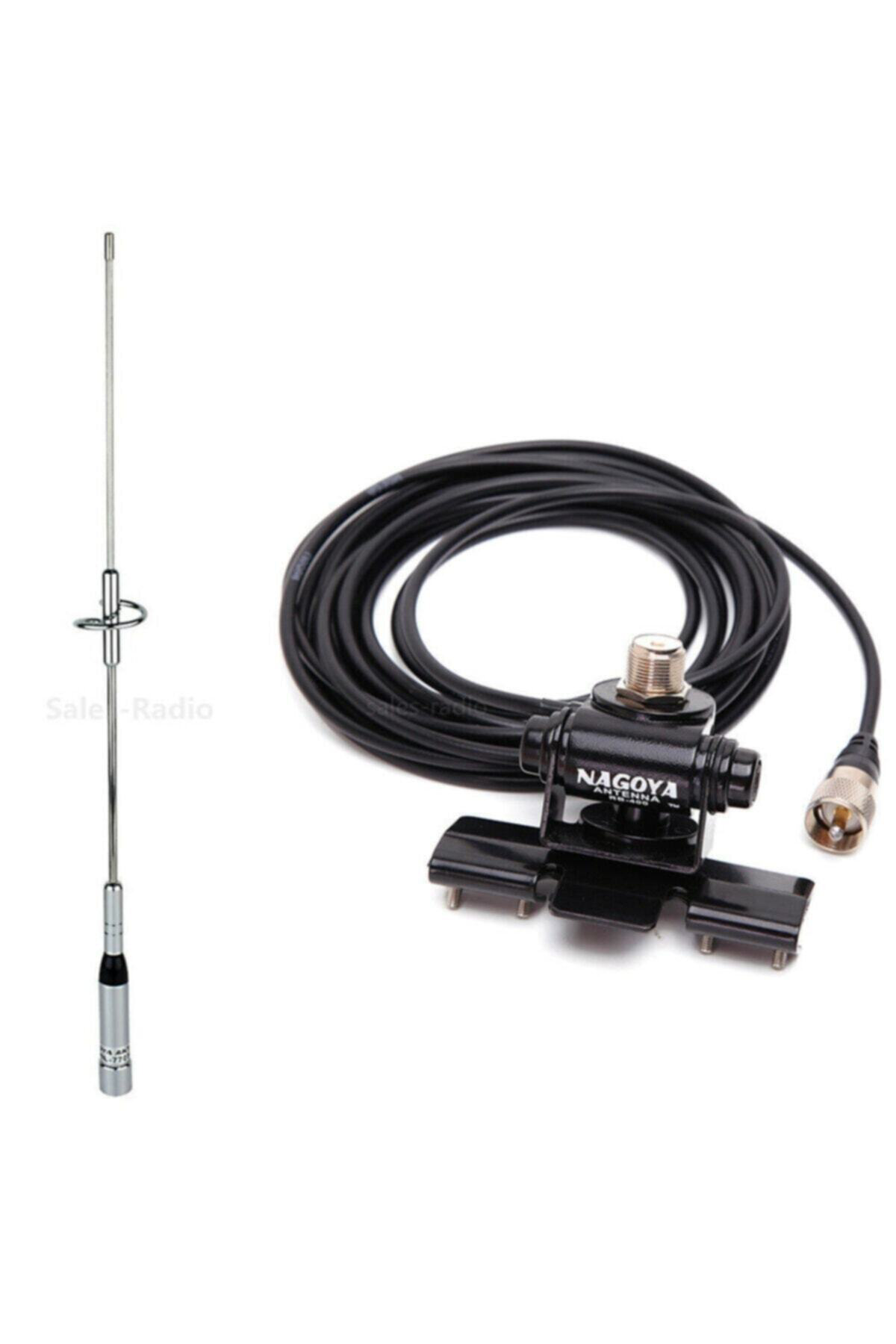 Nl 770s Vhf Uhf Dual Band Anten + Rb 400 Siyah Braket + 5 mt Konn
