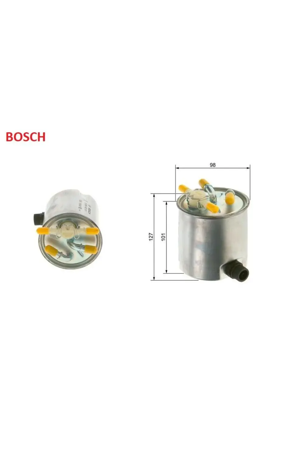 NM011 MAZOT FİLTRE LOGAN 1 SANDERO 1 1,5DCİ 7701066680 BOSCH 0986