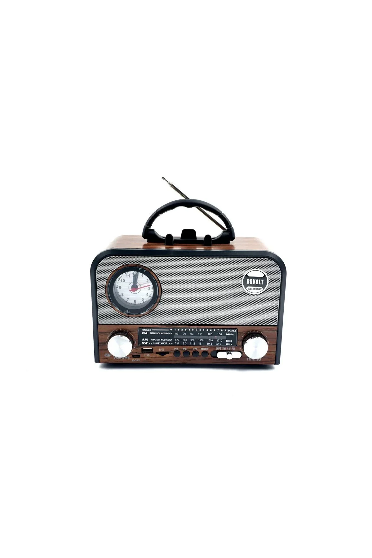 Nns Ns-6697bt Taşınabilir Bluetooth Nostaljik Radyo (5343)