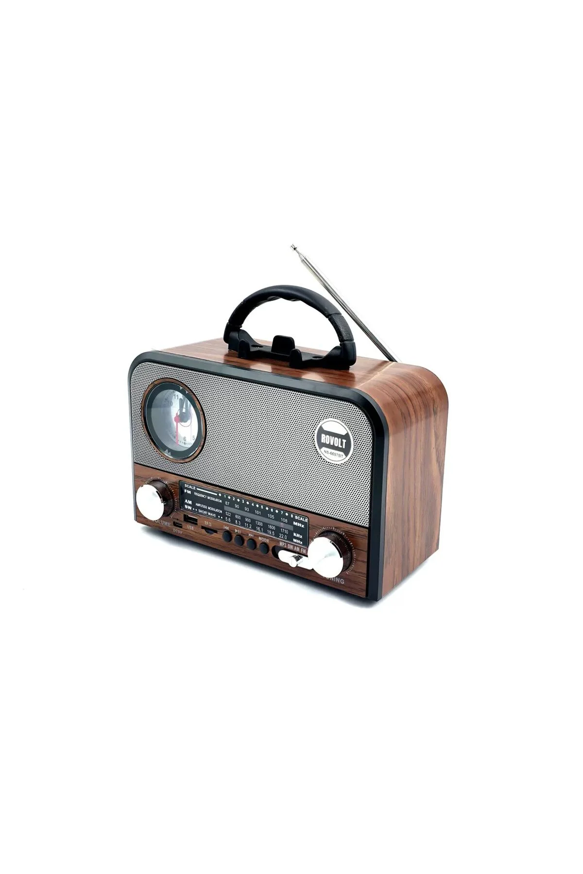 Nns Ns-6697bt Taşınabilir Bluetooth Nostaljik Radyo (5343)