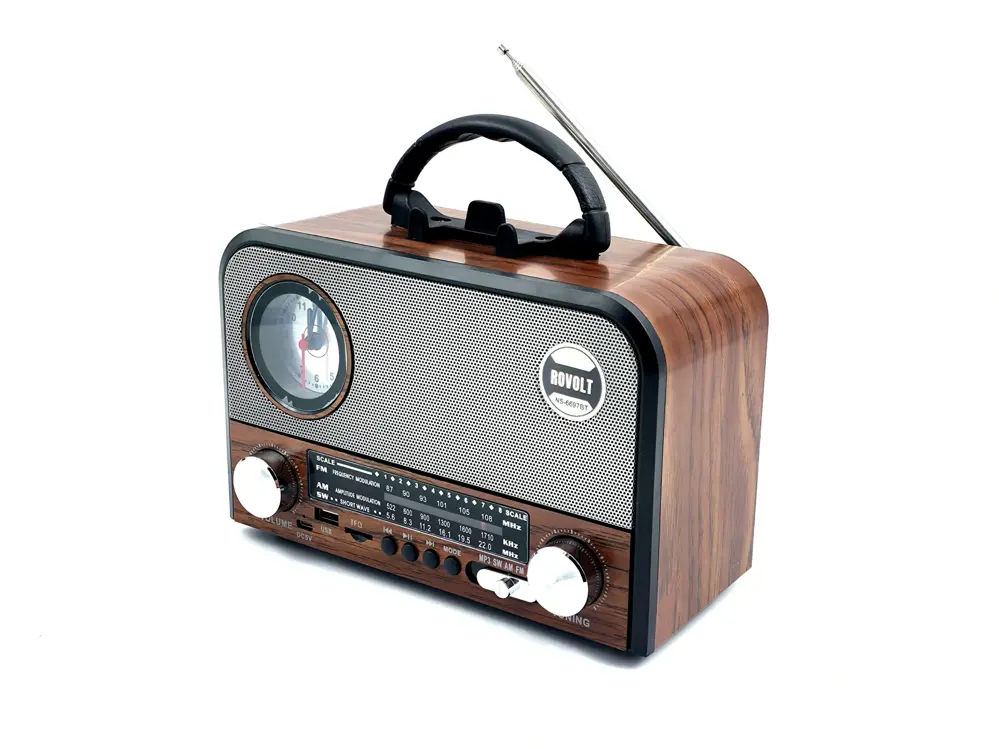 Nns NS-6697BT Taşınabilir Bluetooth Nostaljik Radyo (4741)