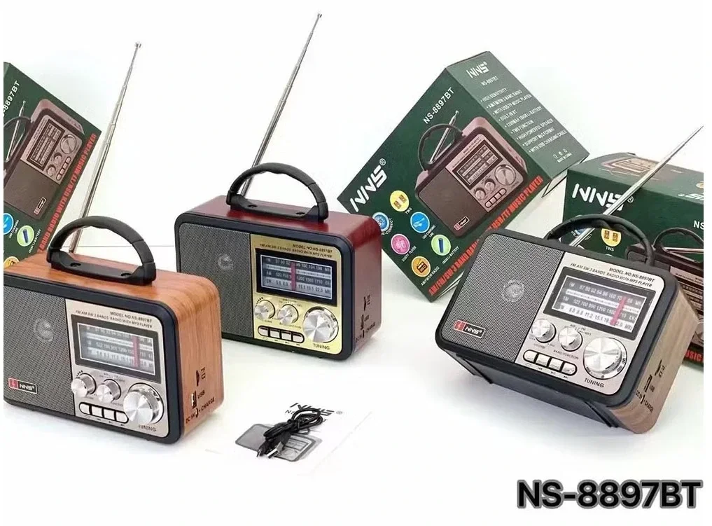 Nns Ns-8897 Orta Boy Retro, Nostaljik, Ahşap Tasarım Radyo Bx40 Nns Ns-8897 Orta Boy Retro, Nostaljik, Ahşap Tasarım Radyo Bx40