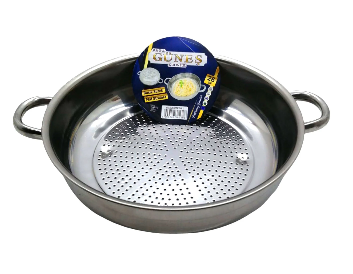 NO-1 - 26CM Basık Süzek Metal Süzgeç Fiyatı, Yorumları ve Özellikleri