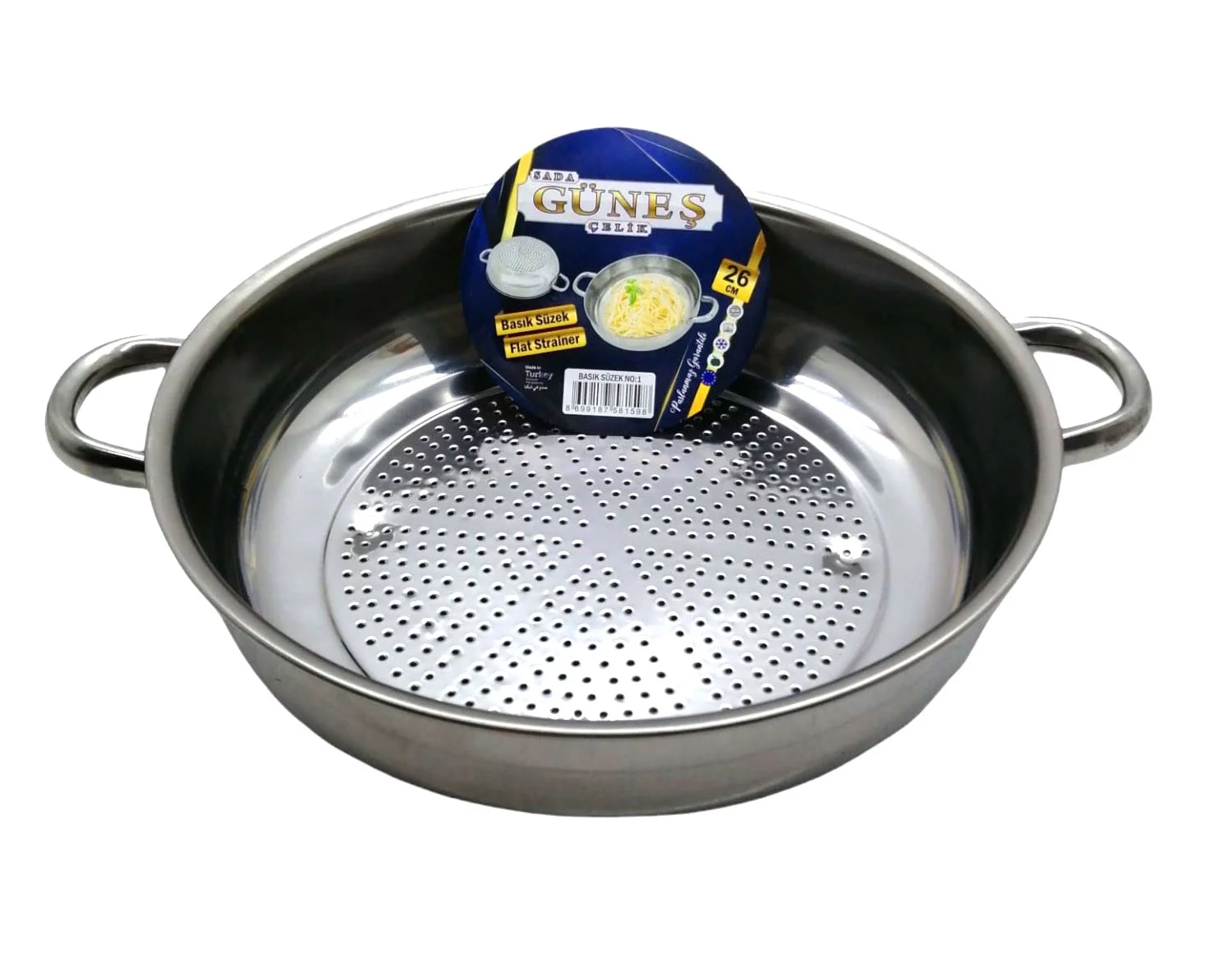 No-1 - 26cm Basık Süzek Metal Süzgeç Bx40 Fiyatı, Yorumları ve Özellikleri