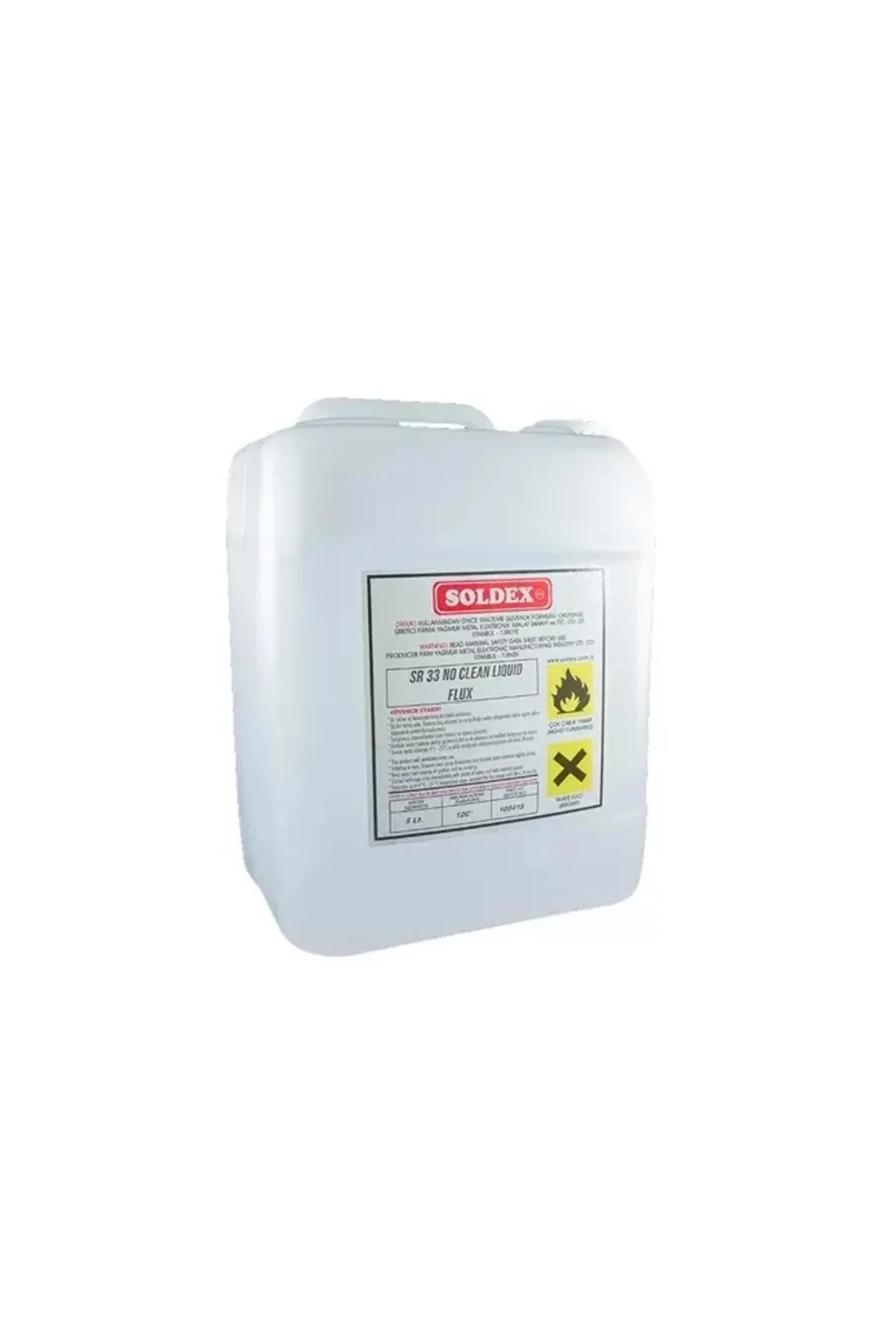 No Clean Flux 5 Lt Sr33 - Temizleme Gerektirmeyen Lehim Suları