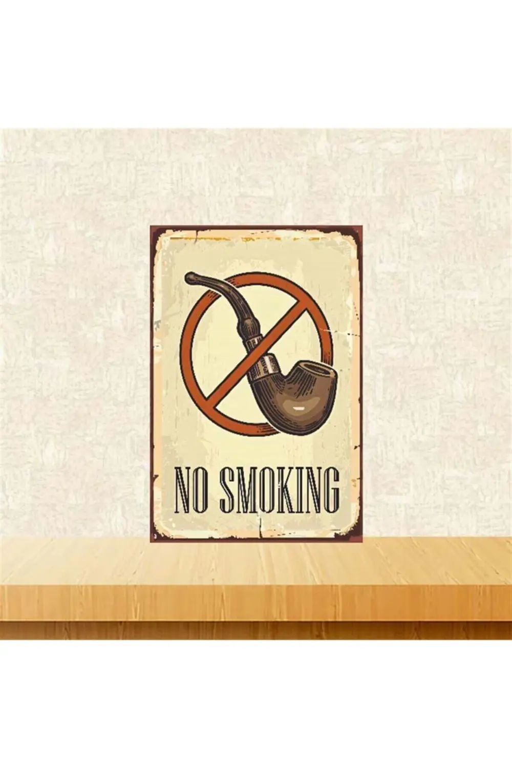 No Smoking 20-30 Cm Retro Ahşap Poster No Smoking 20-30 Cm Retro Ahşap Poster