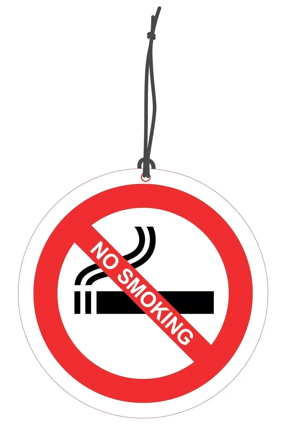 No Smoking Tasarımlı Dekoratif Oto Kokusu ve Oto Aksesuarı