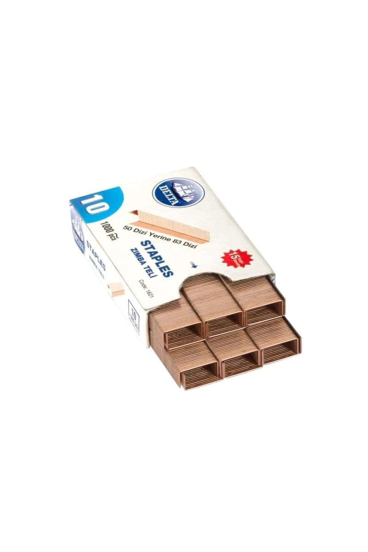 No:10 Sarı Zımba Teli 10'lu Paket [1621]