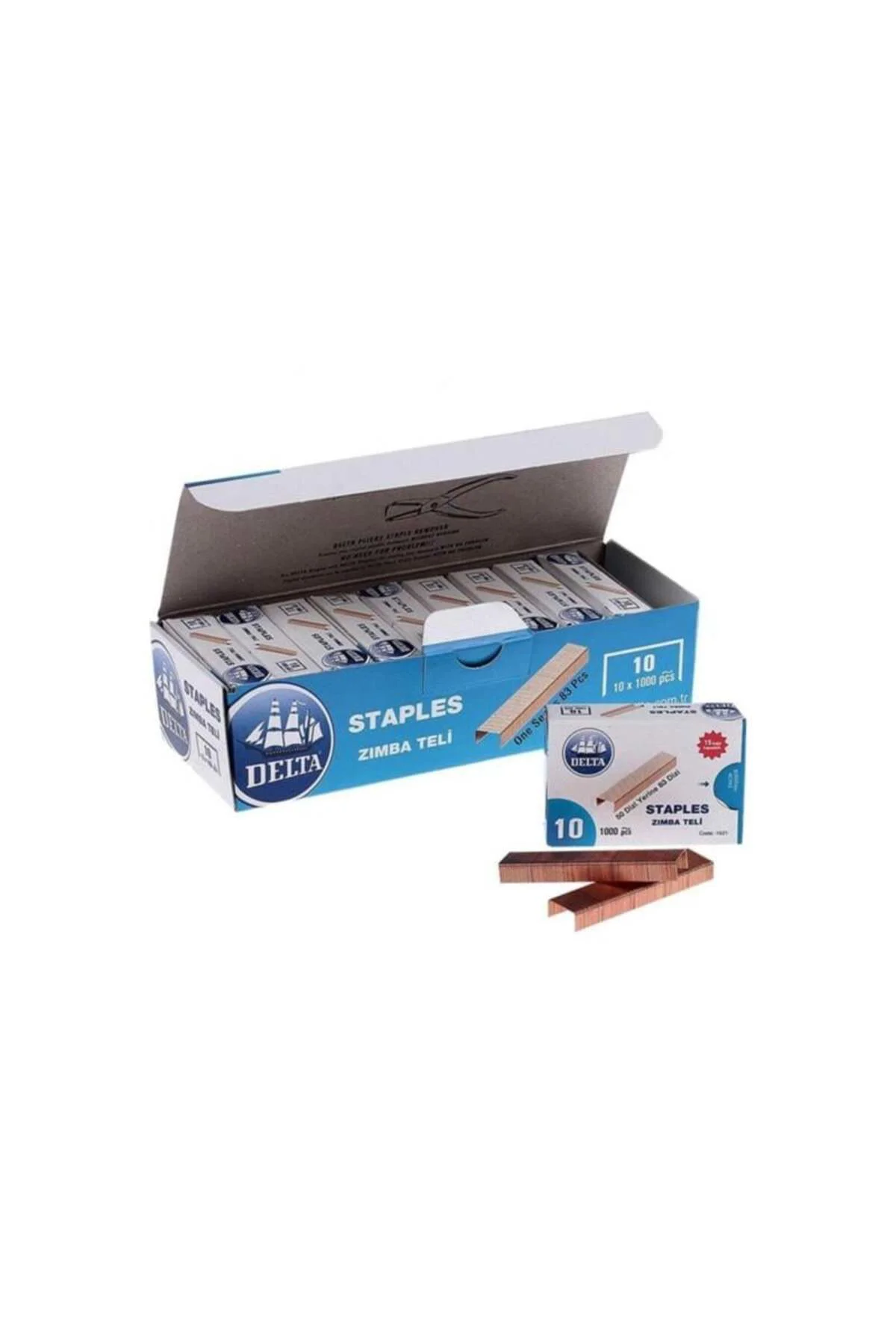 No:10 Sarı Zımba Teli 10'lu Paket [1621]