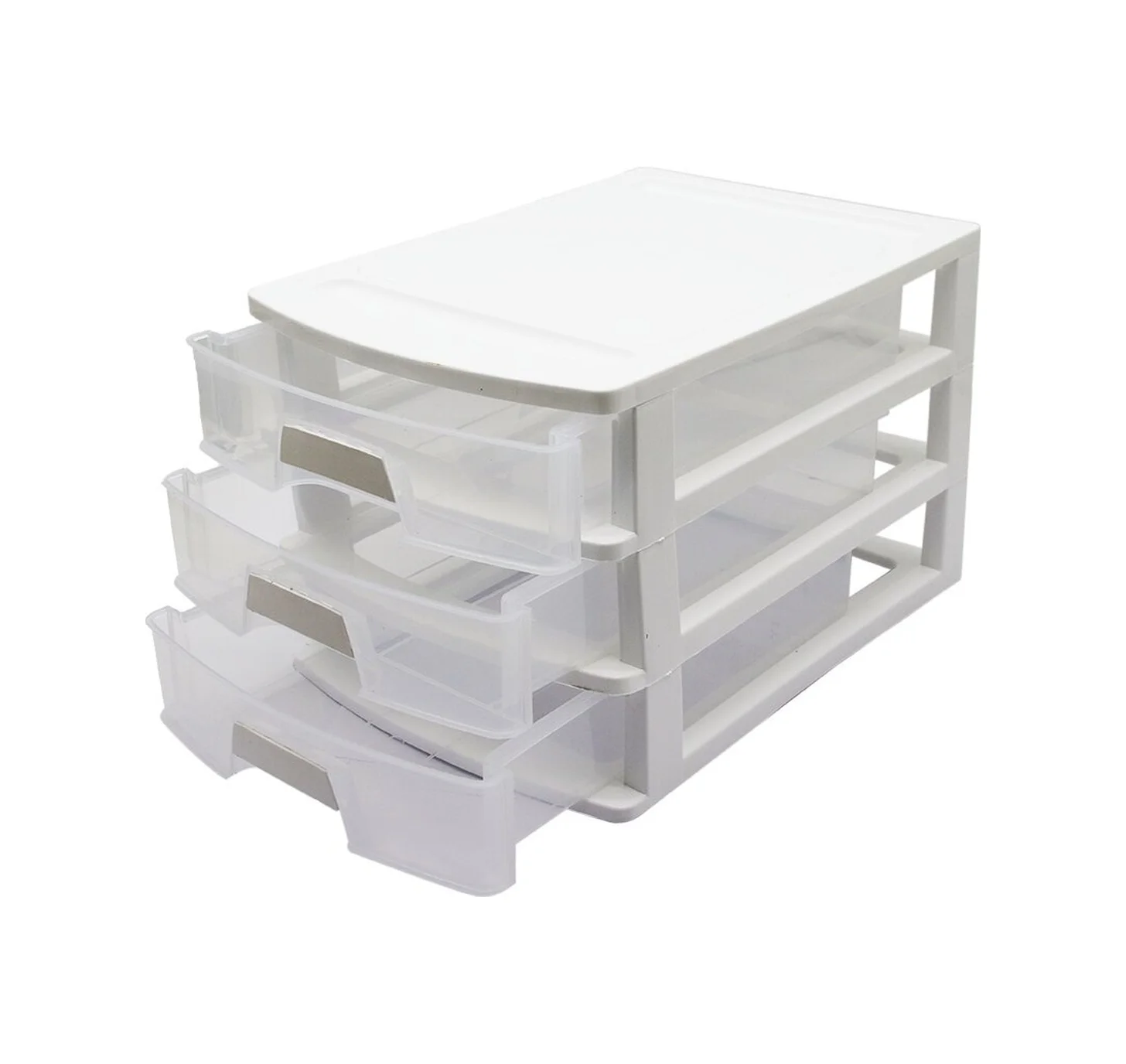 No:3 Çekmece 3 Katlı 35x25.4x22.6cm Siyah Veya Beyaz Gönderilir 5224 Diğer