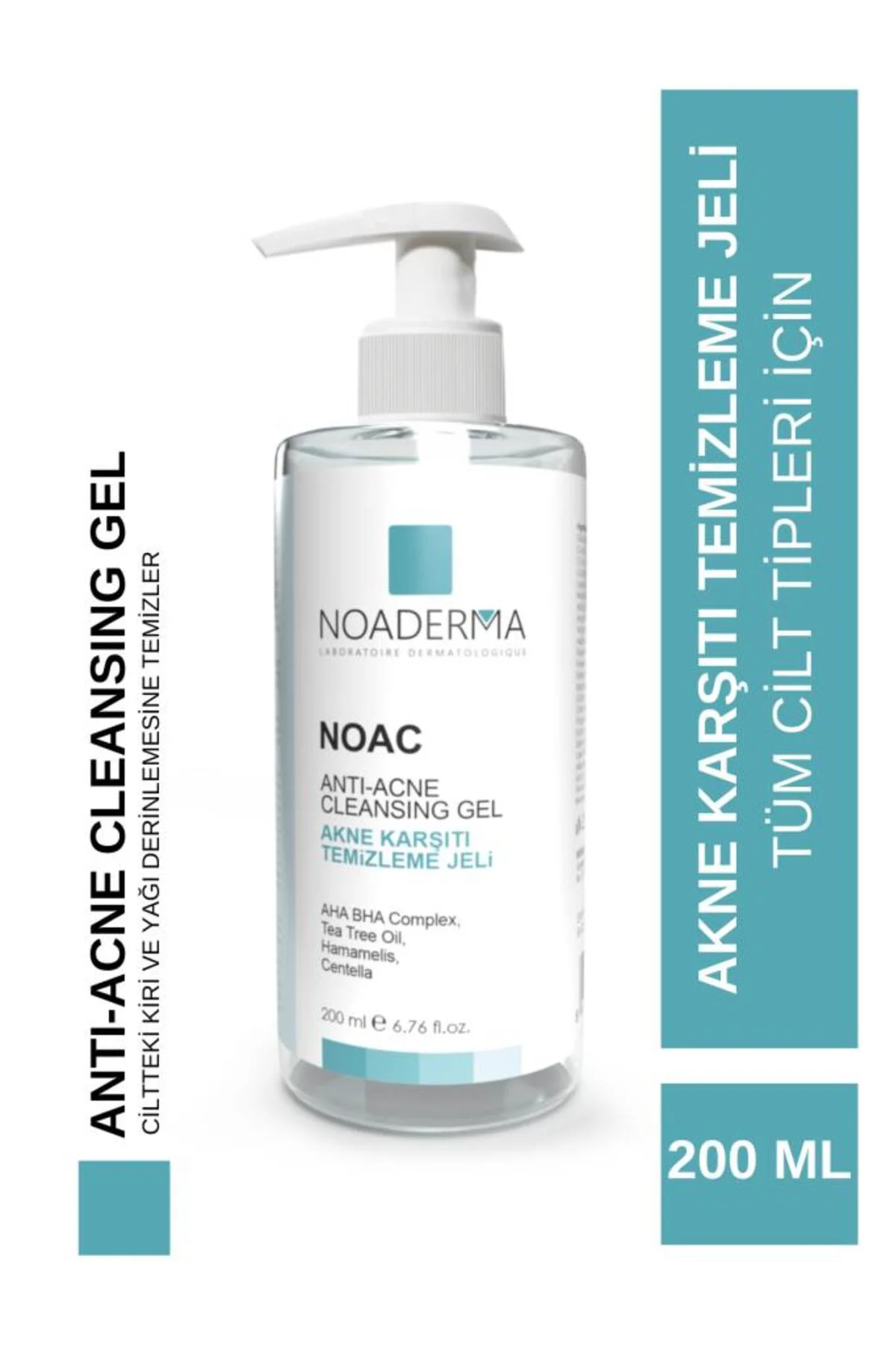 Noac Akne Karşıtı Temizleme Jeli 200 ml