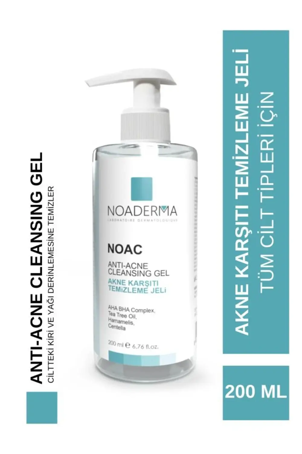 Noac Akne Karşıtı Temizleme Jeli 200 ml