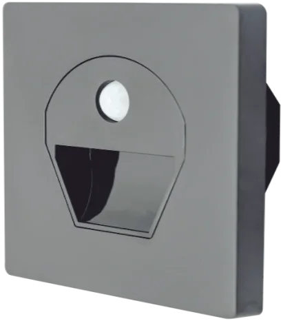 NOAS YL69 1522 1W Füme Kasa Sensörlü Koridor Aydınlatması 3200K Gün Işığı